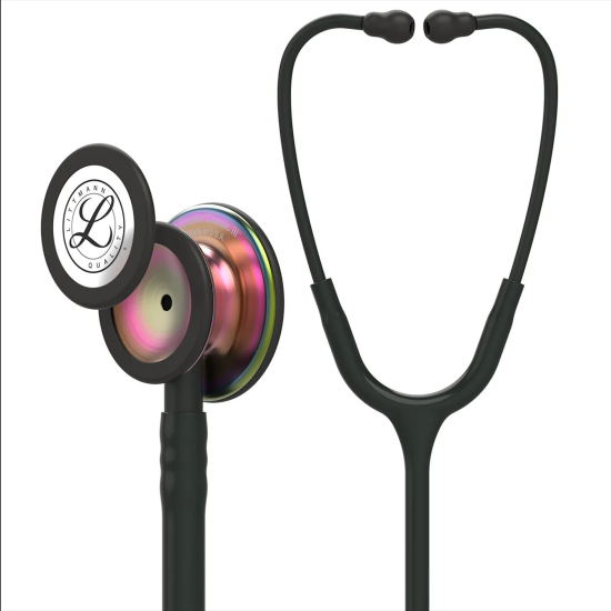3M Littmann 5870 Siyah & Gökkuşağı Classic III Stetoskop