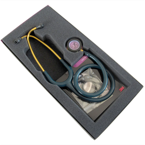 3M Littmann 5807 Gökkuşağı Çan, Karayip Mavisi Hortum Classic III Stetoskop