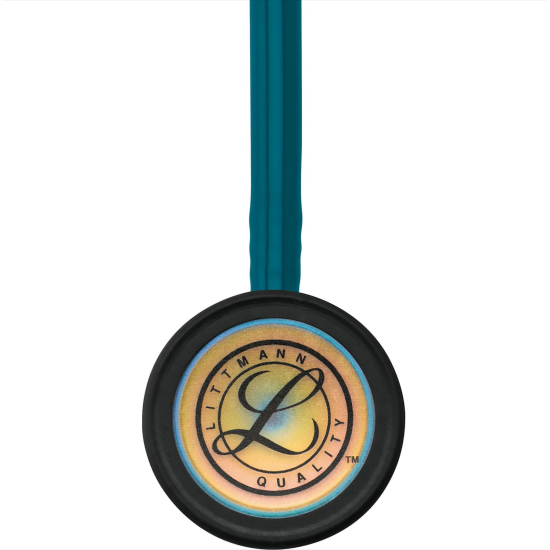3M Littmann 5807 Gökkuşağı Çan, Karayip Mavisi Hortum Classic III Stetoskop