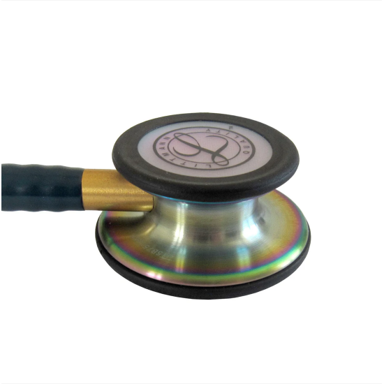 3M Littmann 5807 Gökkuşağı Çan, Karayip Mavisi Hortum Classic III Stetoskop