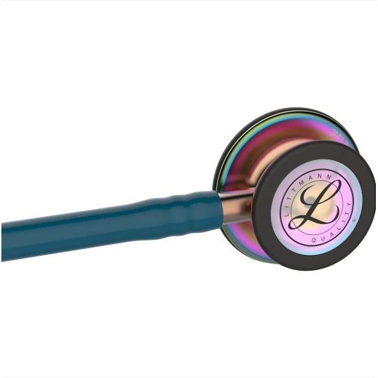 3M Littmann 5807 Gökkuşağı Çan, Karayip Mavisi Hortum Classic III Stetoskop