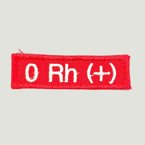 0 Rh + Ünvan kokartı