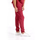 ÇİZGİ MEDİKAL Jogger Lüks Likralı Bordo Takım
