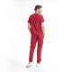 ÇİZGİ MEDİKAL Jogger Lüks Likralı Bordo Takım