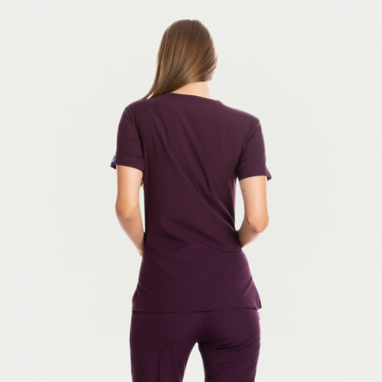 UÇAK MEDİKAL Kadın Novo Üniforma Mürdüm Takım UÇAK MEDİKAL Kadın Novo Üniforma Mürdüm Takım