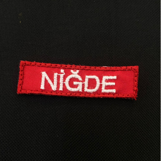 51 Niğde Ünvan kokartı