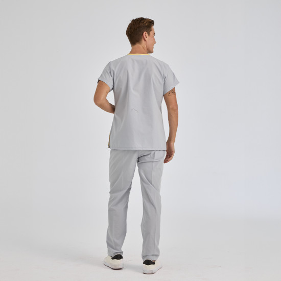 Çizgi Medikal Dr Greys Terikoton Gri Takım (İnce Kumaş) Çizgi Medikal Dr Greys Terikoton Gri Takım (İnce Kumaş)