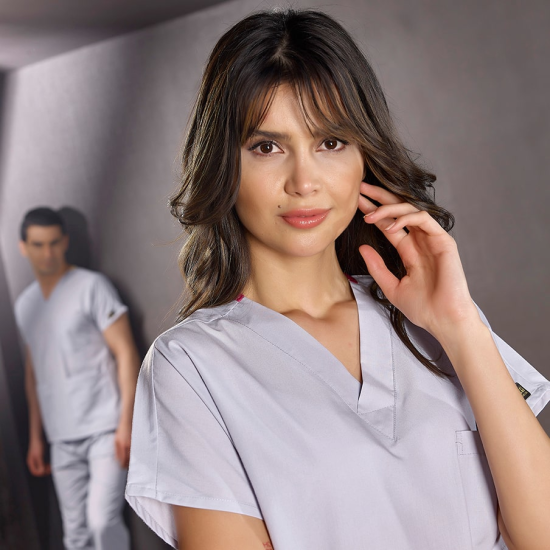 Çizgi Medikal Dr Greys Terikoton Gri Takım (İnce Kumaş) Çizgi Medikal Dr Greys Terikoton Gri Takım (İnce Kumaş)