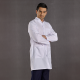 ÇİZGİ MEDİKAL Erkek Doktor Hakim Yaka Vizit Önlüğü (Alpaka Kumaş)