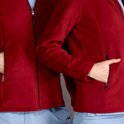 ÇİZGİ MEDİKAL Hastane Polar Ceket Bordo 